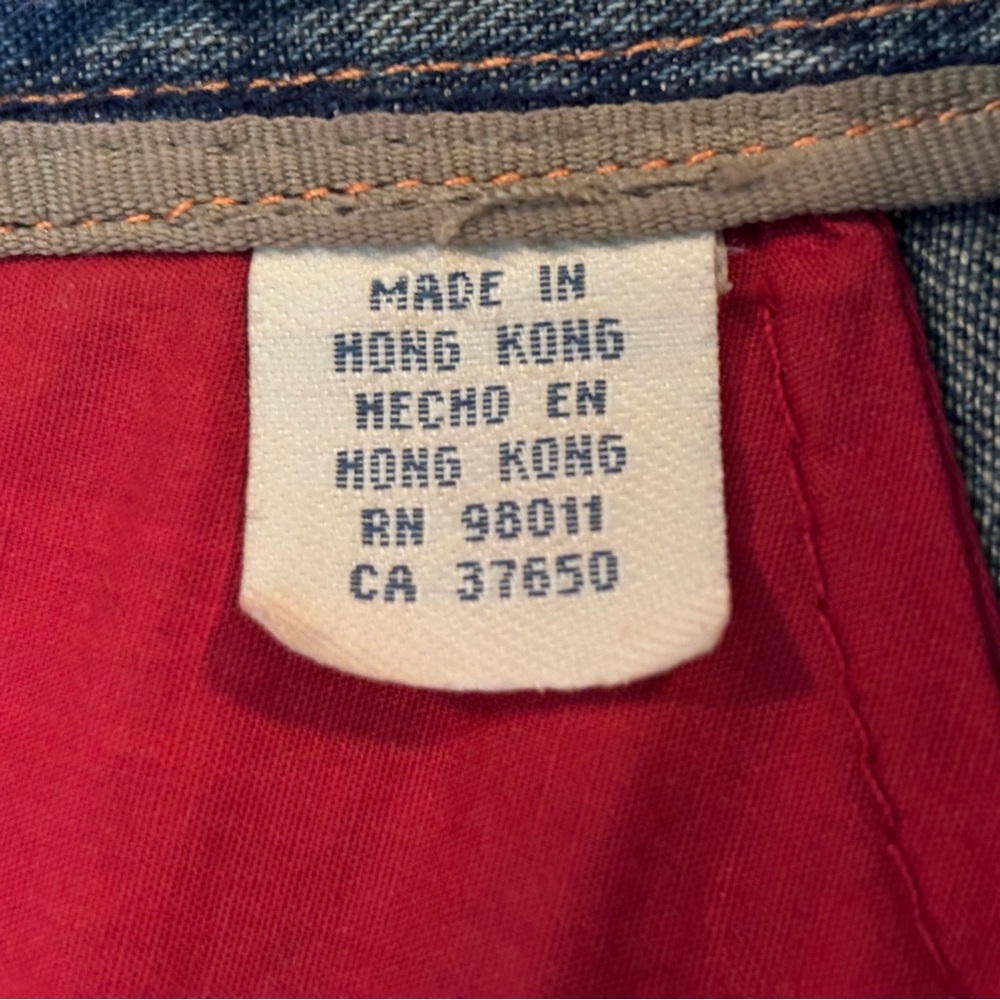 Indigo Red NWOT Mens Faded Farwest Color Industrial Denim Flex Shorts Size 40 - Picture 15 of 15